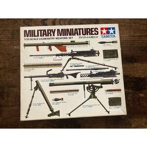 Tamiya 35121 1/35 U.S. Infantry Weapons Set Plastic Model Kit, Ca221
